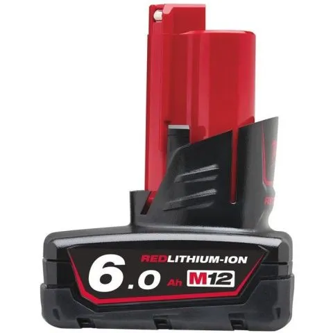 Snabb leverans M12 B6 Milwaukee Batteri 6,0Ah